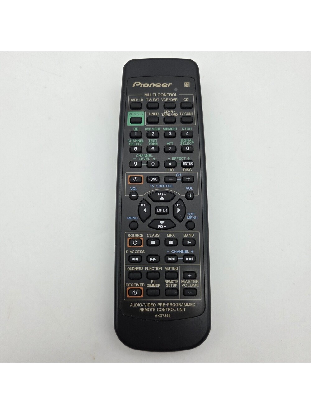 Genuine Pioneer AXD7246 Remote Control For VSX-D309 VSX-D409 VSX-D511 - Tested